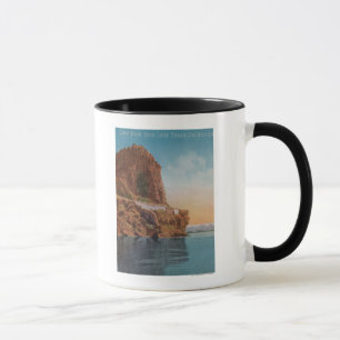Mug Lac Tahoe, CA - Rocher de la grotte depuis la vue 