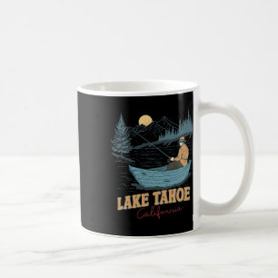 Mug Lac Tahoe Californie Drôle Pêche Été Camping