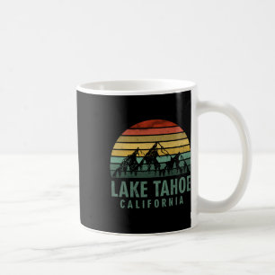 Mug Lac Tahoe Californie Montagnes Vintage Randonnée C