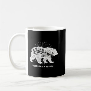 Mug Lac Tahoe Vintage Retro Bear Californie Nevada