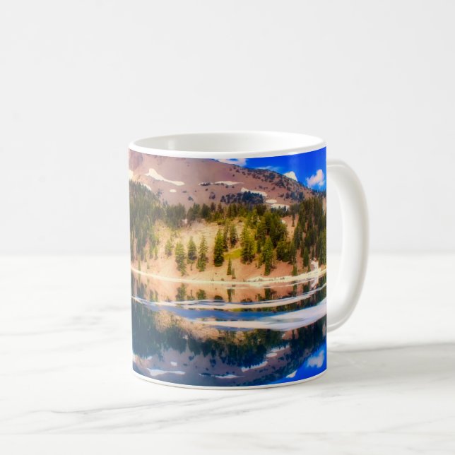 Mug Lac Vue Parc national volcanique de Lassen (Devant droit)