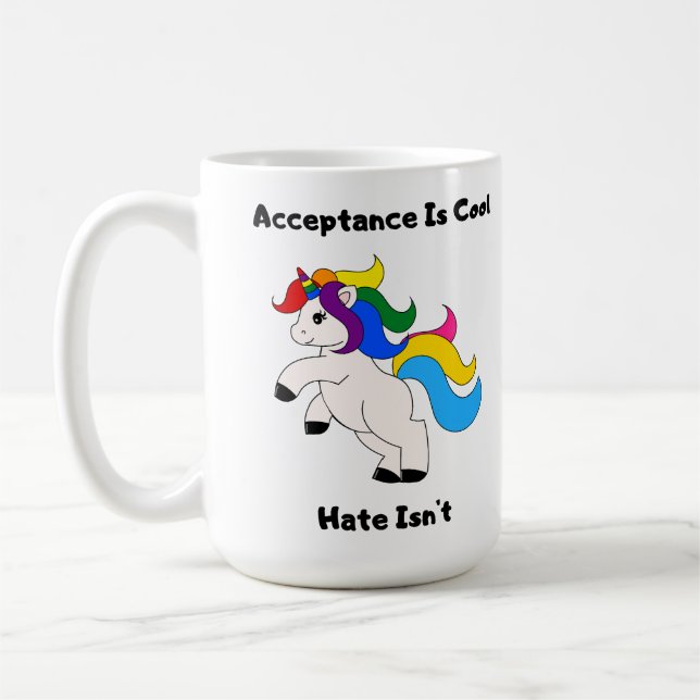 Mug L'acceptation est cool (Gauche)