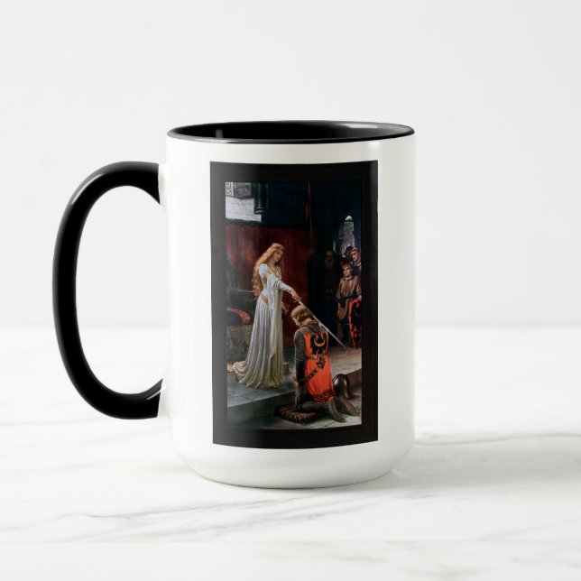 Mug L'accolade d'Edmund Blair Leighton (Gauche)
