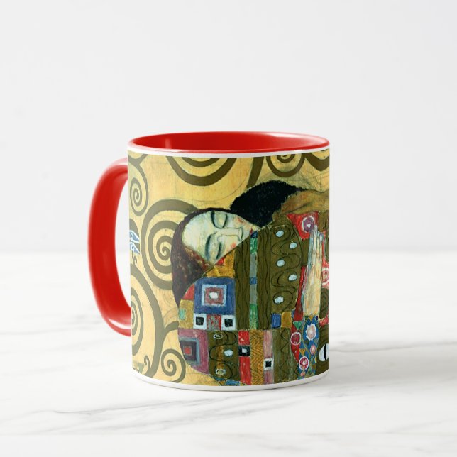 Mug L'accomplissement alias L'étreinte par Gustav Klim (Devant gauche)