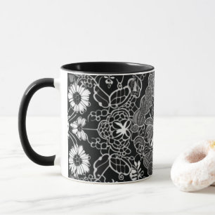 Mug Lace Floral Harmony
