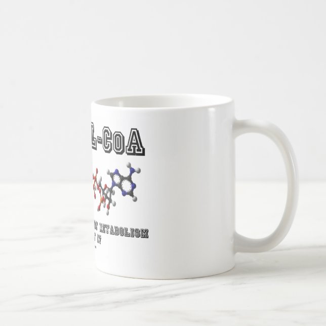 Mug L'Acétyle-CoA ne pensent pas même au métabolisme (Droite)