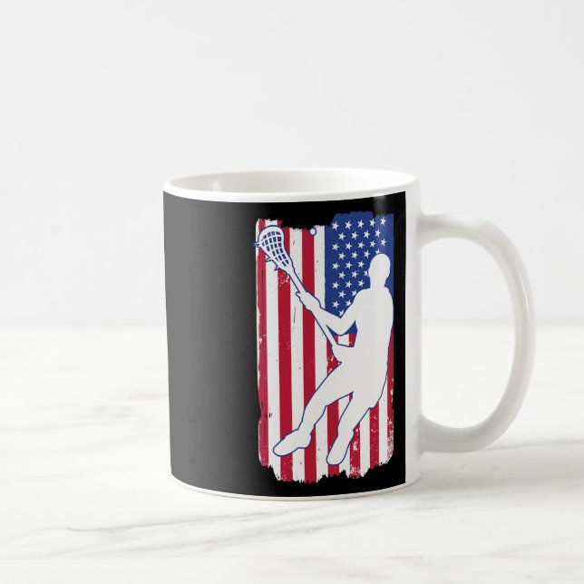 Mug Lacrosse Lacrosse Lacrosse US Coach américain F (Droite)