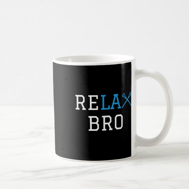 Mug Lacrosse - Lax - Relax Bro (Droite)