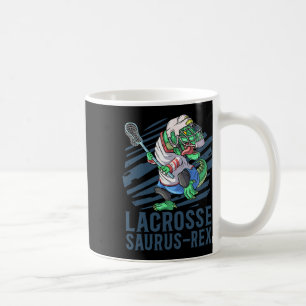 Mug Lacrosse-o-saurus T Rex Dinosaure Avec Bâton de La