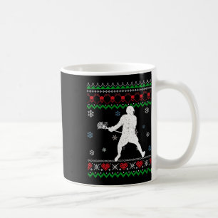 Mug Lacrosse Pyjama Vilain Noël Cadeau Sport Amateurs 