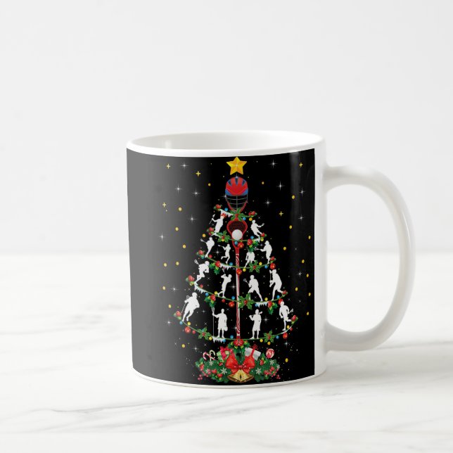 Mug Lacrosse Sports Amoureux Xmas Santa Hat Lacrosse C (Droite)