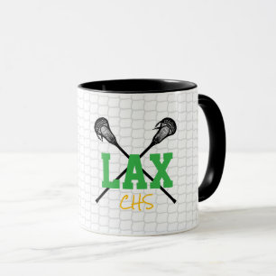 Mug Lacrosse Stix Net Équipe Couleurs École Sports Lax