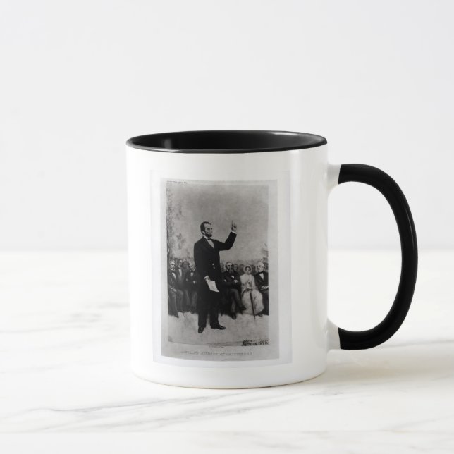 Mug L'adresse de Lincoln à Gettysburg, 1895 (Droite)
