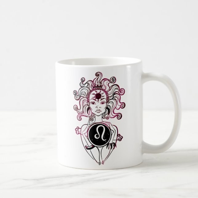 Mug Lady Art déco Leo (Droite)