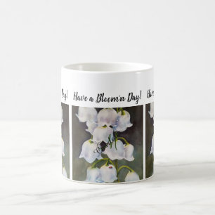 Mug Lady Bug et Lily of the Valley Watercolor Flower