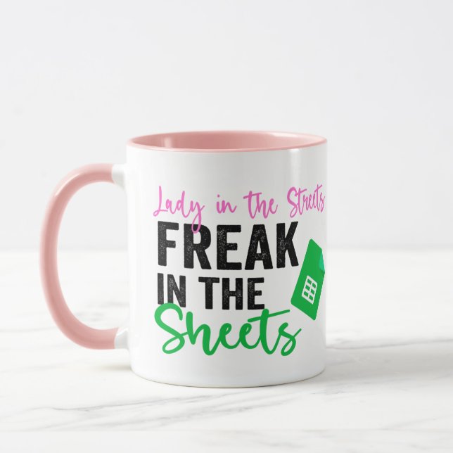 Mug Lady in the Streets Freak in the Sheets (Gauche)