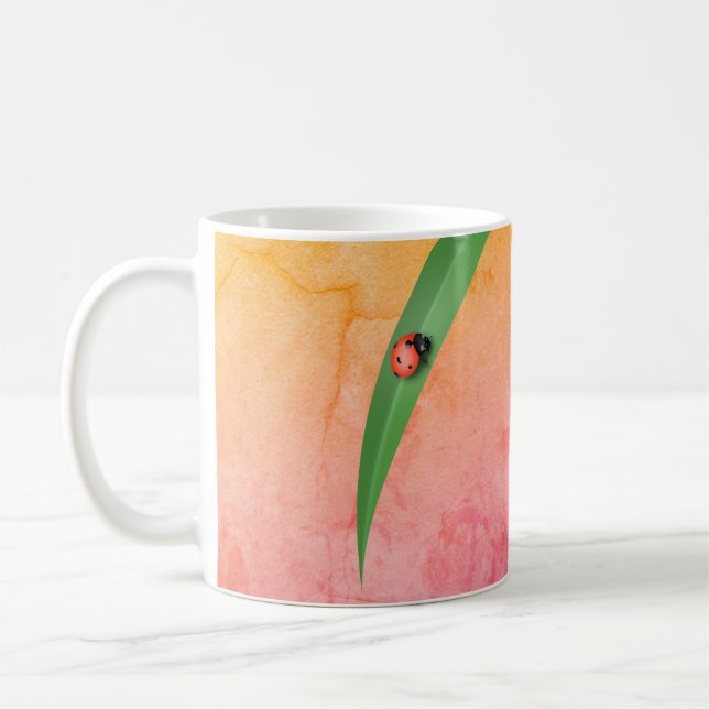 Mug Ladybug Leaf (Gauche)