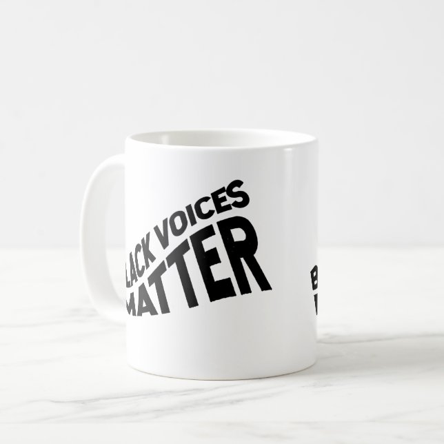 Mug L'affaire de Black Voices (Devant gauche)