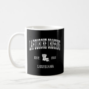 Mug Lafourche Crossing Louisiana La Vintage Athlétisme