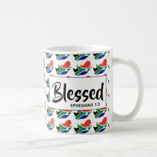 Mug L'AFRIQUE DU SUD Béni Écriture biblique chrétienne