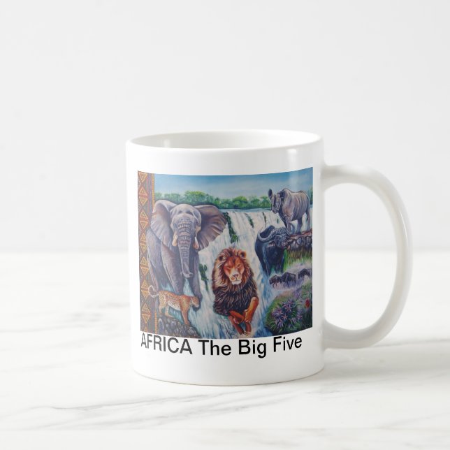 Mug L'AFRIQUE les grands cinq (Droite)