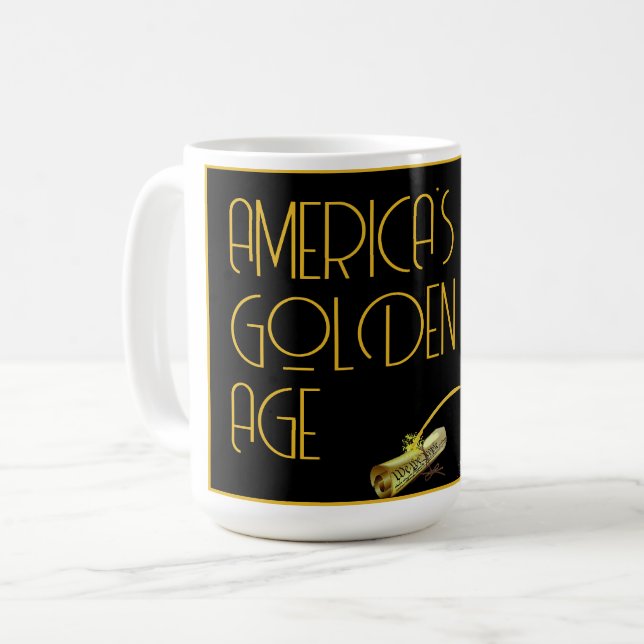 Mug L'âge d'or de l'Amérique (Devant gauche)