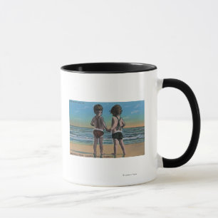Mug Laguna Beach, FL - Salutations de la scène avec le
