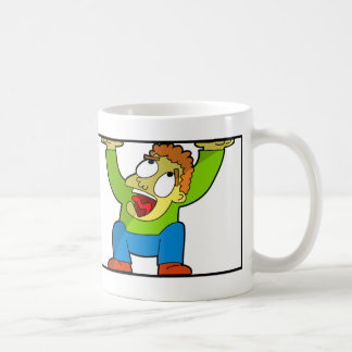 Mug L'aide I ont été attaquées - personnage de dessin