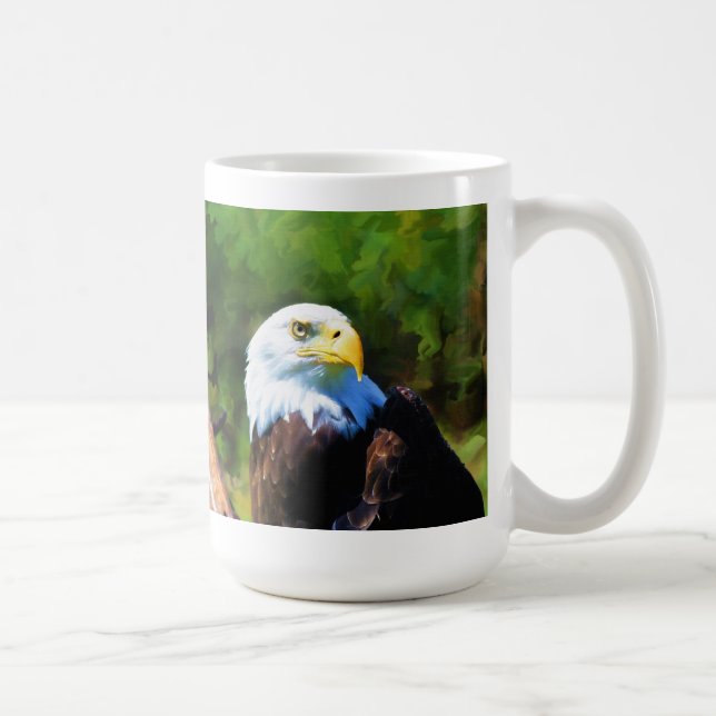 Mug L'aigle à tête blanche et l'art de la faune solair (Droite)