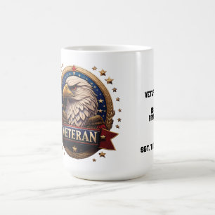 Mug L'aigle audacieux de l'armée américaine «Retraité»