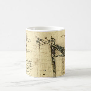 Mug L'aile de Léonard de Vinci sur la machine volante 