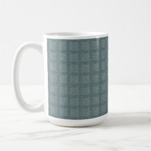 Mug Laine tricotée grise et sauge
