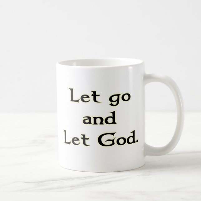 Mug Laissé allez laisser Dieu (Droite)
