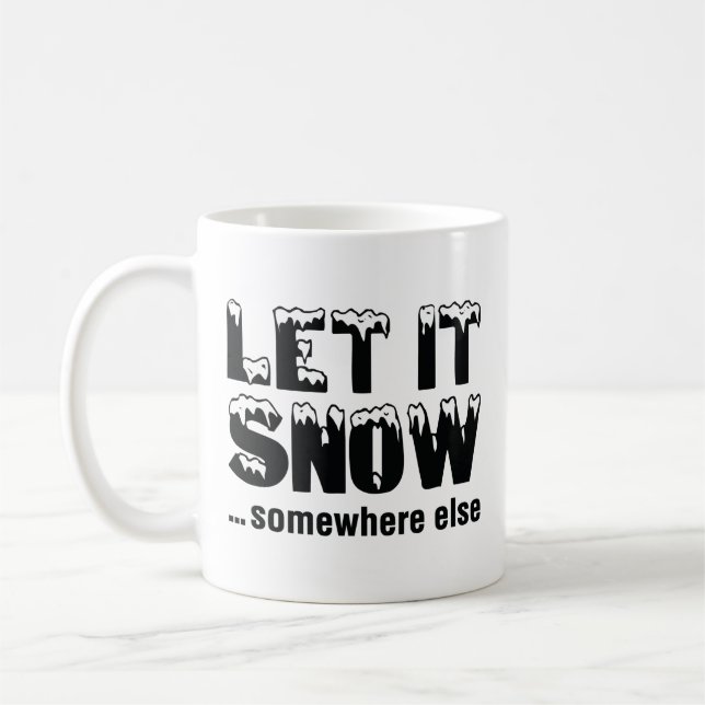 Mug Laisse-Le Neiger... Un Autre Endroit. (Gauche)