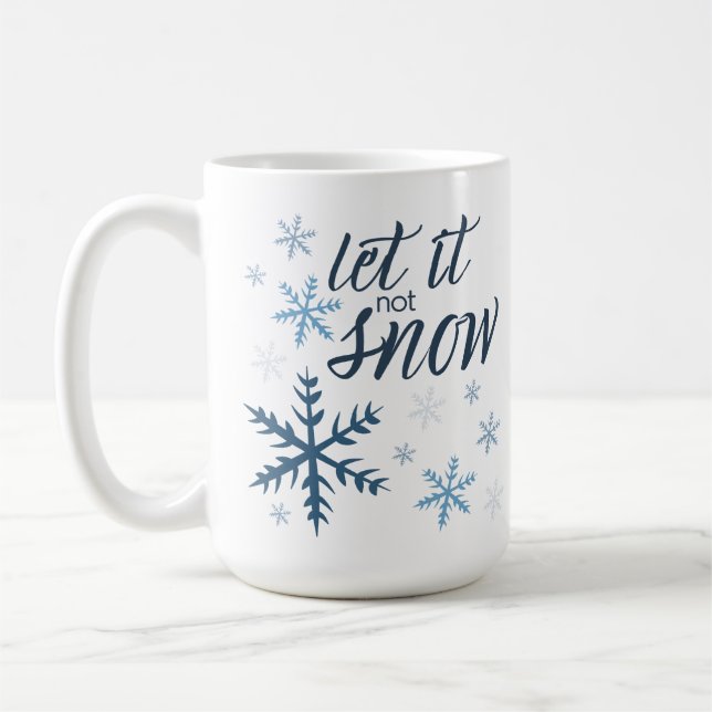 Mug Laisse-le (non) Neige (Gauche)