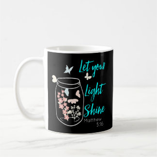 Mug Laisser Briller Votre Lumière Fleurs de pot Papill