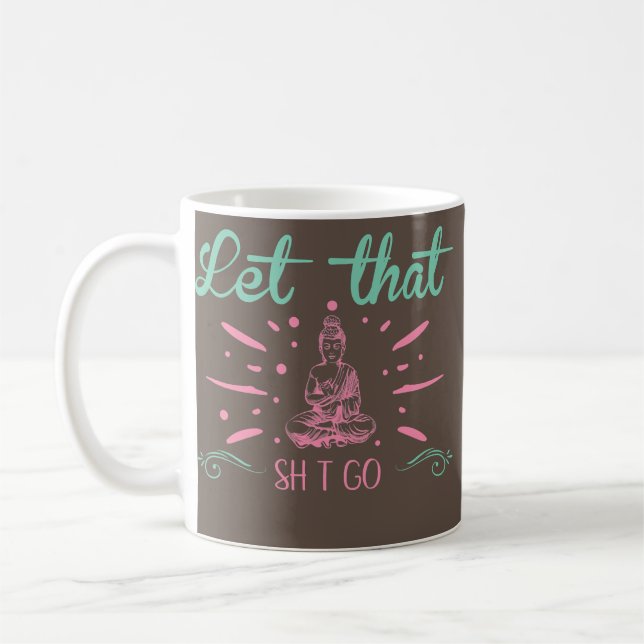 Mug Laisser ça aller méditation non glisser Yoga Mat F (Gauche)