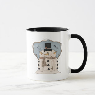 Mug Laisser la neige - 3 Country Snowmen