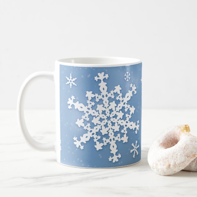 Mug Laisser la neige de la Musique de jeu (Avec donut)