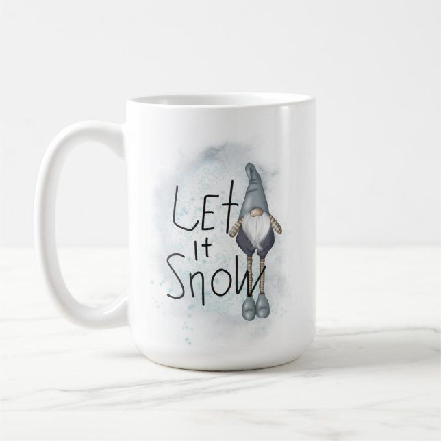Mug Laisser la neige glacée hiver (Gauche)