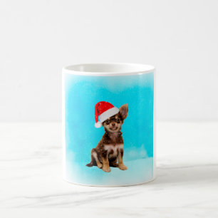 Mug Laisser neiger Noël Chihuahua Chig porter le Casqu