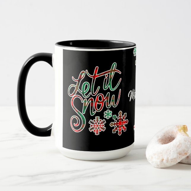 Mug Laisser Plongée Noël (Avec donut)