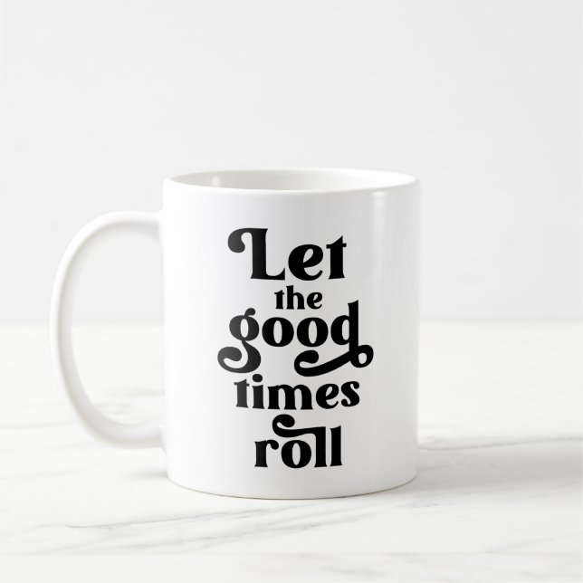 Mug Laisser rouler les bons moments (Gauche)