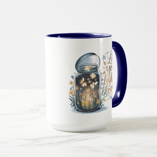 Mug Laisser S'épanouir Votre Lumière (Devant droit)