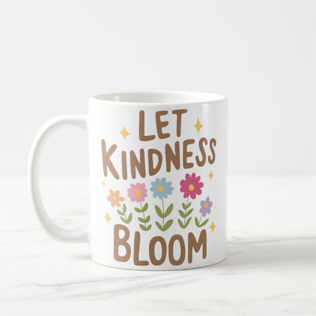 Mug Laissez fleurir la gentillesse (Gauche)