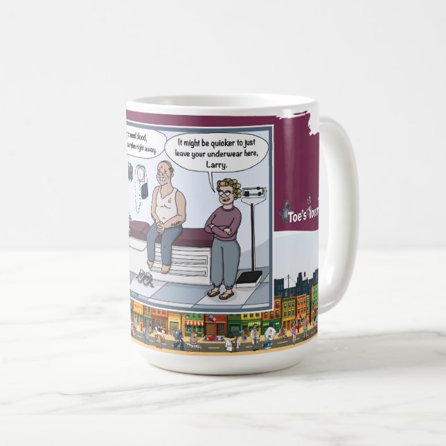 Mug Laissez juste vos sous-vêtements | Classique de ré (Devant droit)