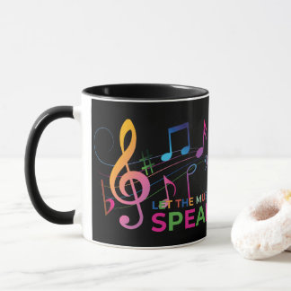 Mug Laissez La Musique Parler, Notes Musicales