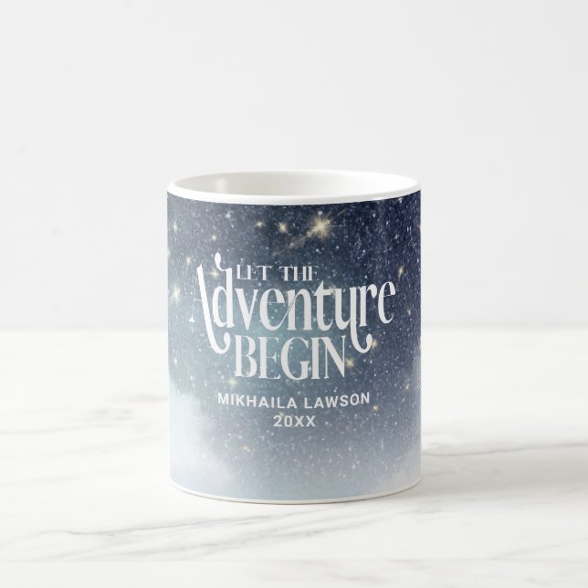 Mug Laissez l'aventure commencer la nuit étoilée céles (Centre)