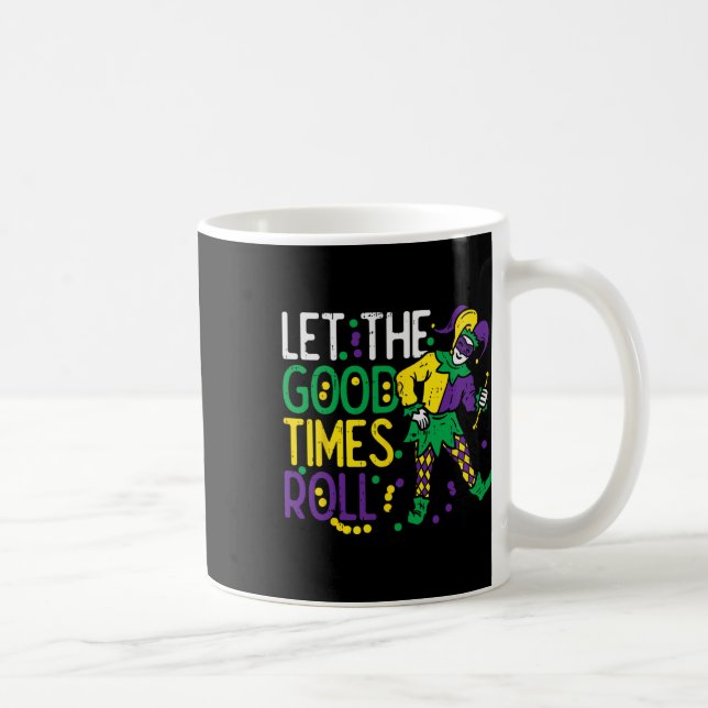 Mug Laissez Les Bons Temps Rouler Jester Perle Drôle M (Droite)