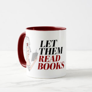 Mug Laissez-les lire des livres
